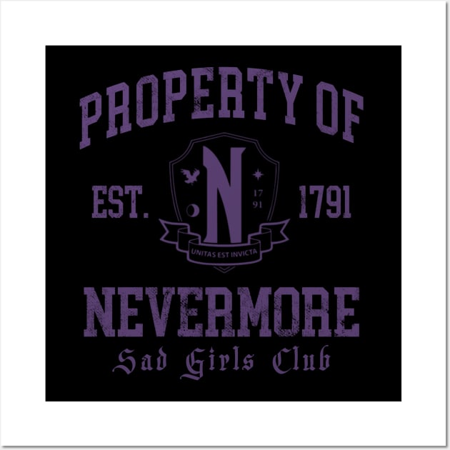 nevermore academy (sad girls club) Wall Art by RichyTor